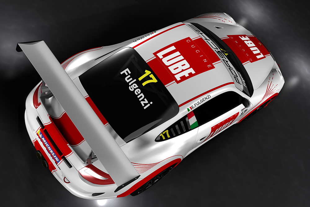 Advertnew Porsche Cup Rendering 3d
